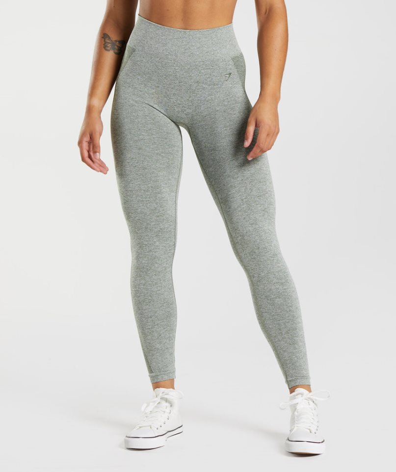 Women\'s Gymshark Flex High Waisted Leggings Grey | CA 3N5807